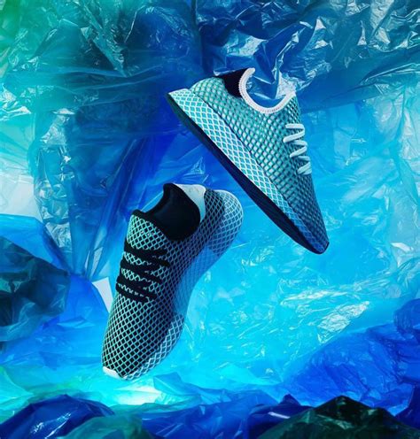 shoes made from ocean plastic.